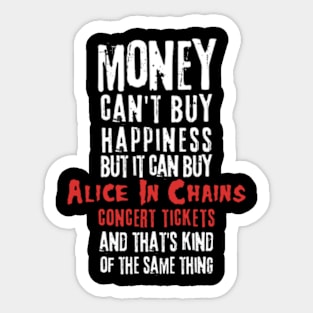 chains money cant buy happines Sticker